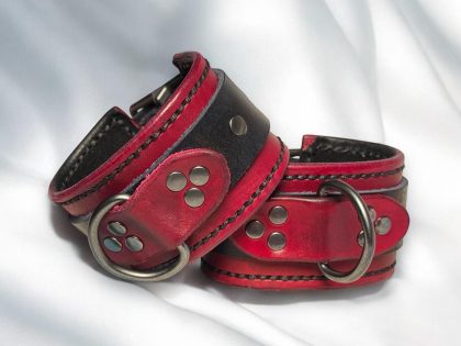 Leather Wrist or Ankle Cuffs