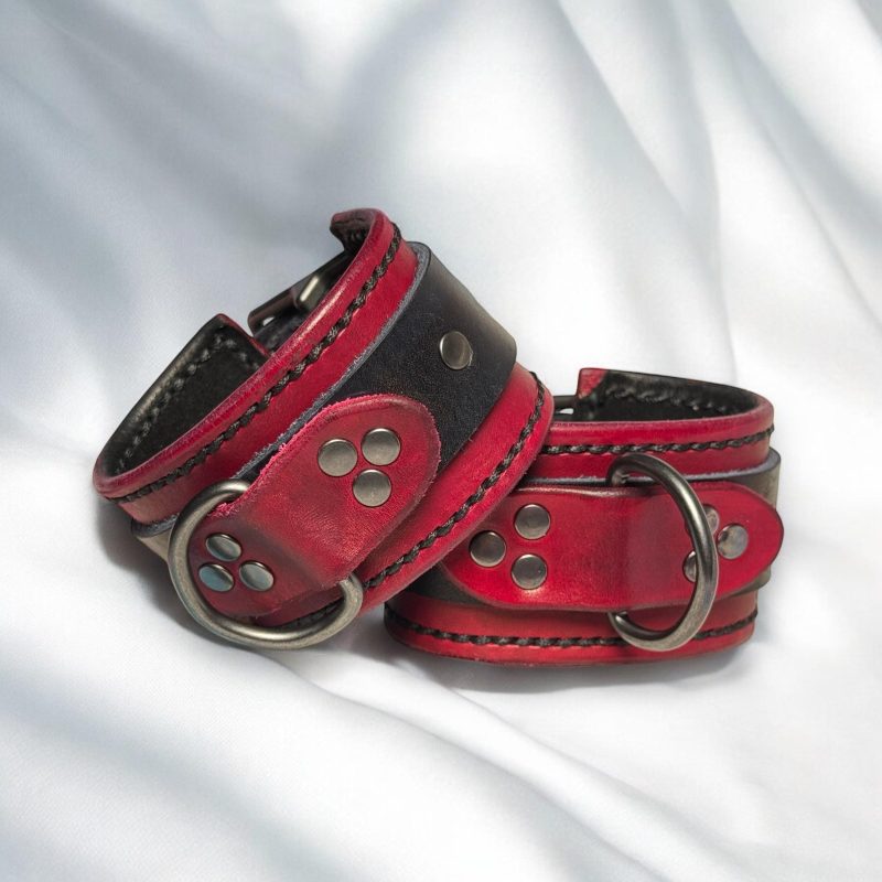 Leather Wrist or Ankle Cuffs