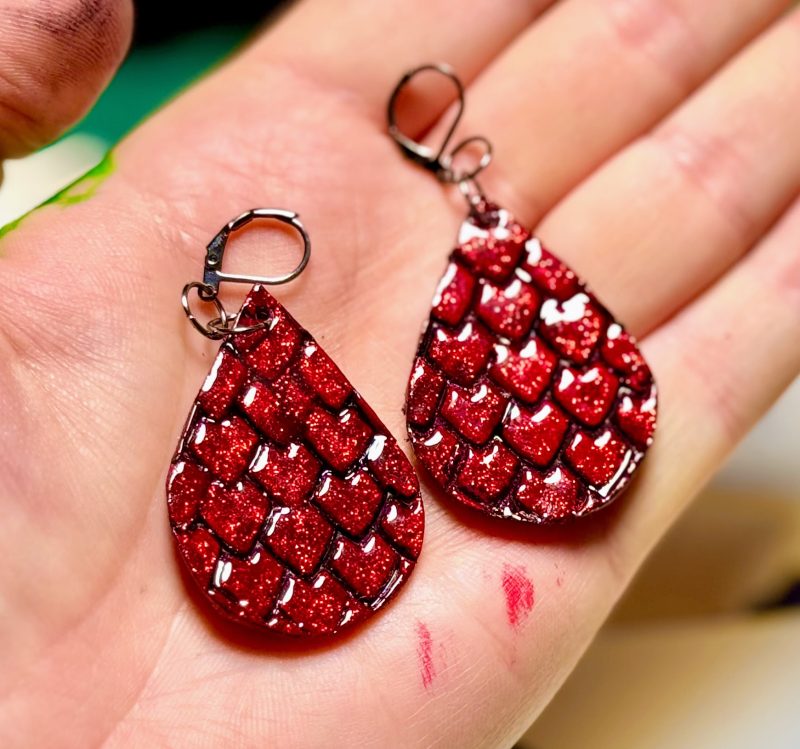 Dragon Scale Earrings - Image 5