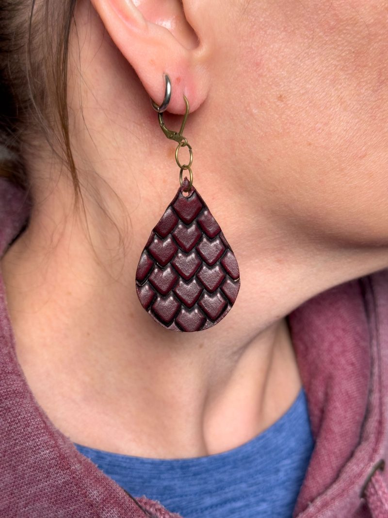 Dragon Scale Earrings - Image 4