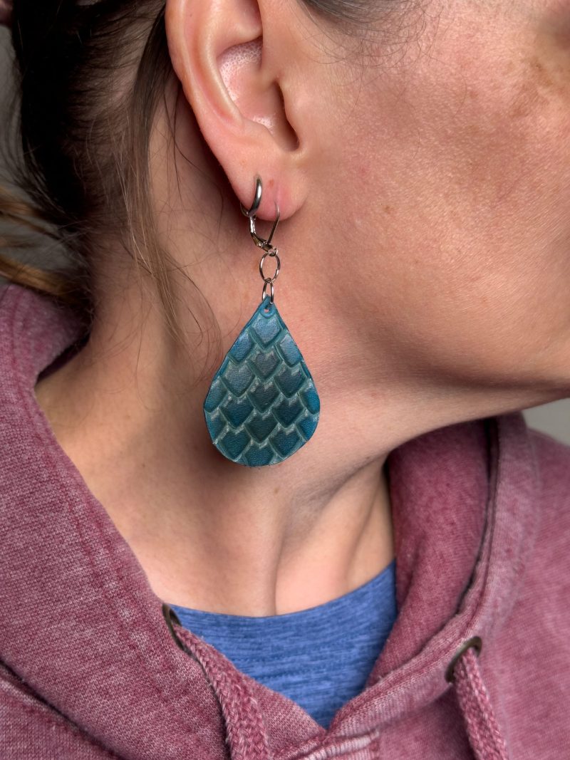 Dragon Scale Earrings - Image 2