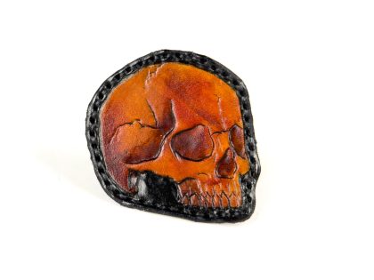 Leather Skull Morale Patch