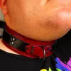 Leather Restraint Collar Choker - Image 4